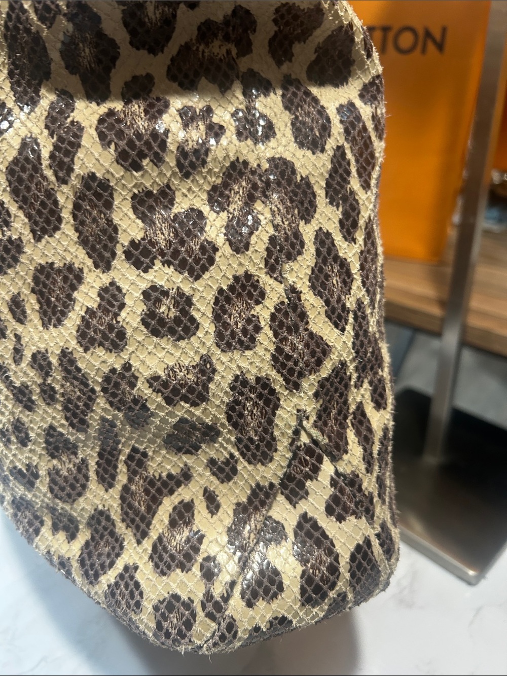 Cynthia Rowley Leopard-Print Tote Bag - Brown/Beige - Picture 6 of 12